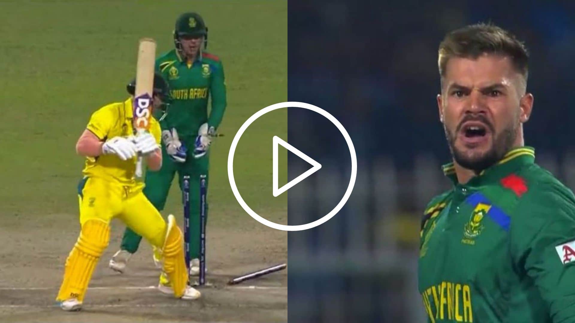 [Watch] David Warner Cleaned Up By 'Angry' Aiden Markram At Eden Gardens